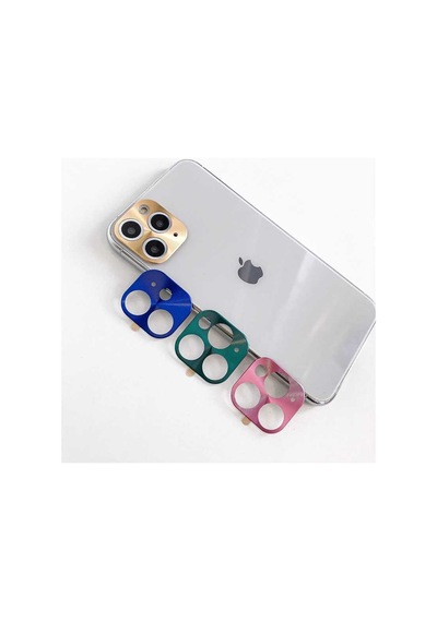 Apple Uyumlu iPhone 11 Zore Metal Kamera Koruyucu Gri