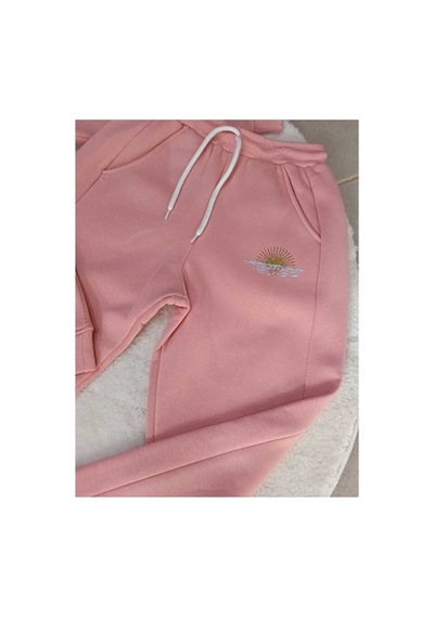 Bubiee Baby Kız Çocuk Pembe 'the Paradise' Baskılı 3 İplik Şardonlu Alt Üst Eşofman Takımı Bubiee Baby Kız Çocuk Pembe 'the Paradise' Baskılı 3 İplik Şardonlu Alt Üst Eşofman Takımı