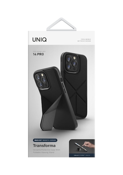Apple Uyumlu iPhone 14 Pro Kılıf Transforma Serisi Magsafe Özellikli Magclick 3 Farklı İzleme Açısı Black Apple Uyumlu iPhone 14 Pro Kılıf Transforma Serisi Magsafe Özellikli Magclick 3 Farklı İzleme Açısı Black