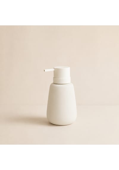 The Voguemaxima Sıvı Sabunluk Beyaz Abs Seramik 8x15 Cm