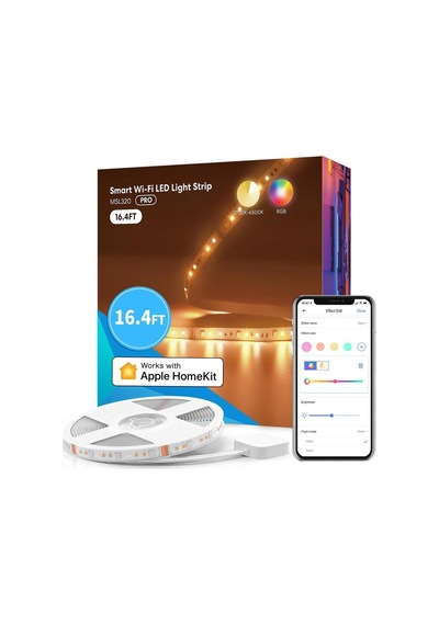 Akıllı Led Şerit Wi-fi Rgb 5 Metre Msl320 Pro Apple Home Destekli Rastgele Renk