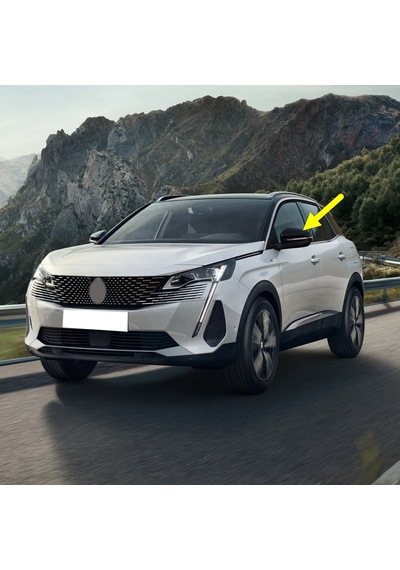 Peugeot 3008 2021-2023 Sol Dış Dikiz Aynası Üst Kapağı