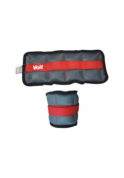 Voit Ayak Bilek Ağırlığı 2 KG x 2 Gri - Kırmızı