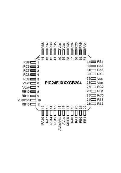 PIC24FJ128GB204T-IPT