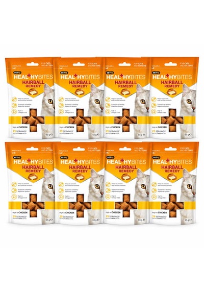 Vetıq Hairball Remedy Tavuklu Tüy Yumağı Kontrolü Kedi Ödülü 65 G 8 Adet