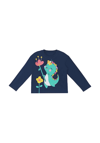 Denokids Tatlı Dino Kız Çocuk T-shirt Pantolon Takım Çok Renkli Denokids Tatlı Dino Kız Çocuk T-shirt Pantolon Takım Çok Renkli
