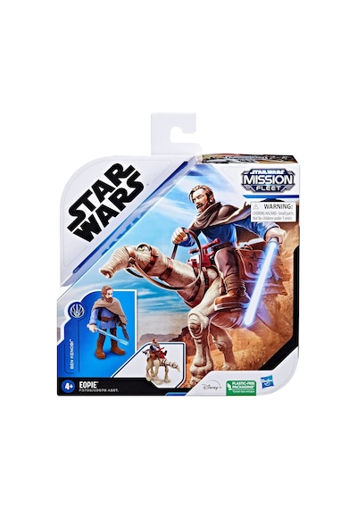 Star Wars Mission Fleet Ben Kenobi Ve Eopie - 4 Cm