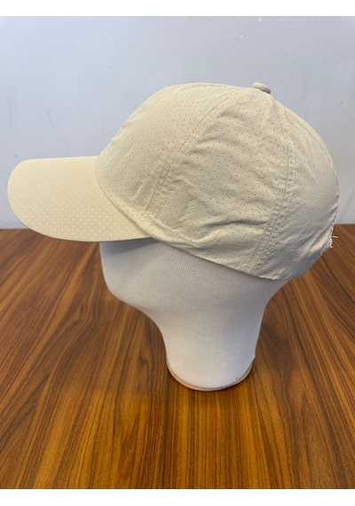 Hamze Mikro Paraşüt Delikli Kumaş Yazlık Unisex Beyzbol Cap Şapka Bej