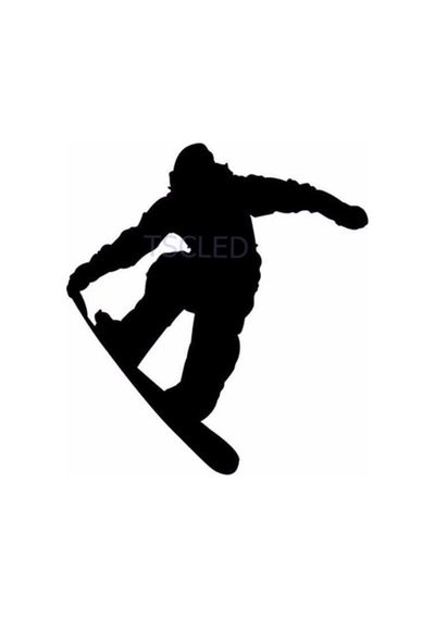 Kayak Snowboard Araba Sticker 15Cm