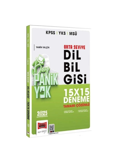 Yargı 2025 Kpss Yks Msü Tamamı Çözümlü Panik Yok Orta Seviye Dil Bilgisi 15x15 Deneme