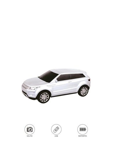 Torima D88 Bluetooth Hoparlör Suv Araba Tasarımlı 16w Fm Usb Selfie Speaker Beyaz