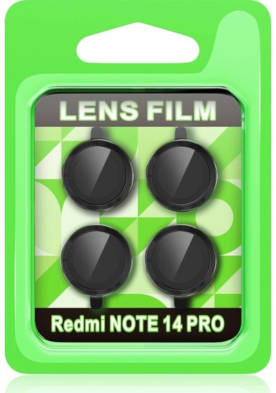 Xiaomi Redmi Note 14 Pro 5g Raze Metal Kamera Lens - Siyah
