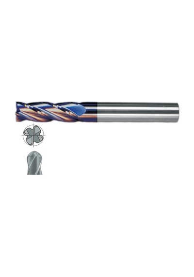 Fett 3mm Mastercut Standart Sert Metal Tıaln 4 Ağızlı Küresel Karbür Parmak Frezesi
