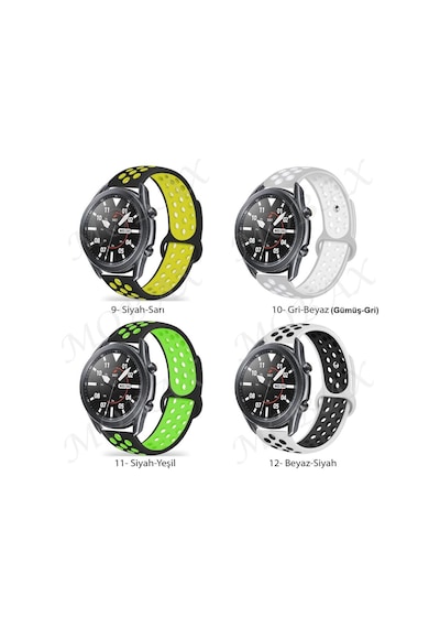 Huawei Uyumlu Watch GT GT2 GT2e GT3 Pro 46mm Kordon Nike Spor Kordon