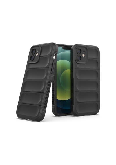 Apple iPhone  Uyumlu - 12 Kılıf Optimum Silikon - Siyah