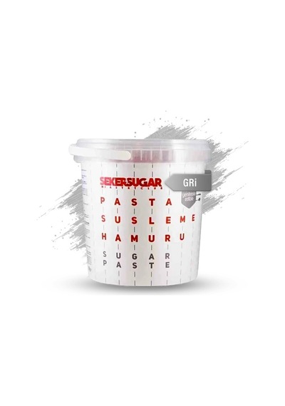 Şeker & Sugar Şeker Hamuru 1 Kg Gri