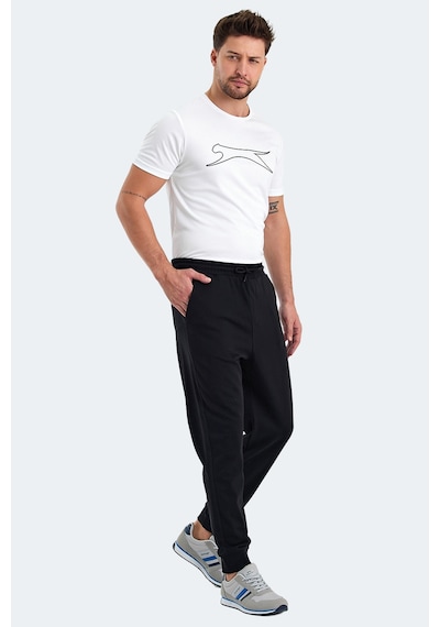 Slazenger Onıonıx I Erkek Cepli Siyah Eşofman Altı Siyah