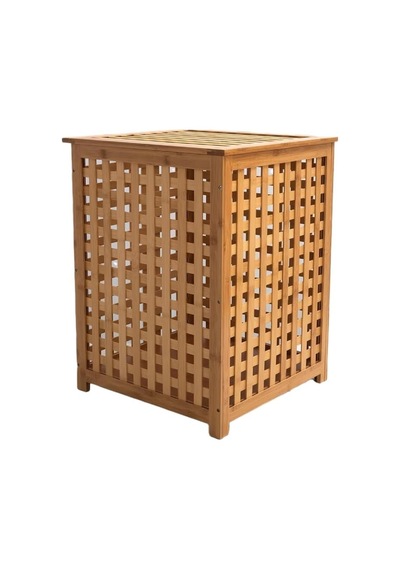 Bambu Çamaşır Sepeti 58x40 Cm Natural Diğer