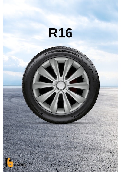 Renault Fluence 16'' İnç Jant Kapağı 4 Adet Gri G119
