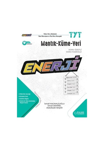 Palme Enerji Tyt Mantık-küme-veri Konu Özetli Soru Fasikülü