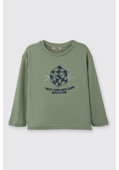 Panço Erkek Çocuk Pijama Takım Yeşil