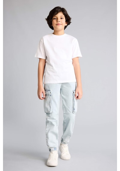 Defacto Jogger Fıt Jean Pantolon Erkek Çocuk F9711a826spnm39 Mavi-nm39