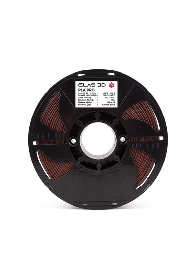 Elas 3d Koyu Kahverengi Pla Pro 1kg Filament