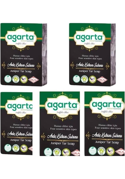 Agarta Ardıç Katranı Sabun 5 x 150 G