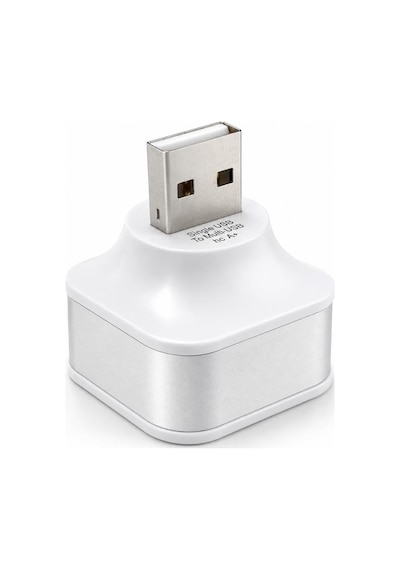 7560 Usb Hub 3 Port Çoklayıcı Adaptör Bilgisayar Laptop Araç Şarj Çoklu Çoğaltıcı