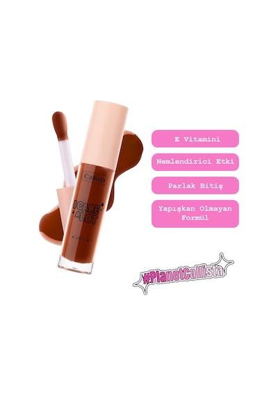 I Care A Lot Lip Oil Nemlendirici ve Parlatıcı Dudak Bakım Yağı - 50 Milky Caramel - Kahverengi