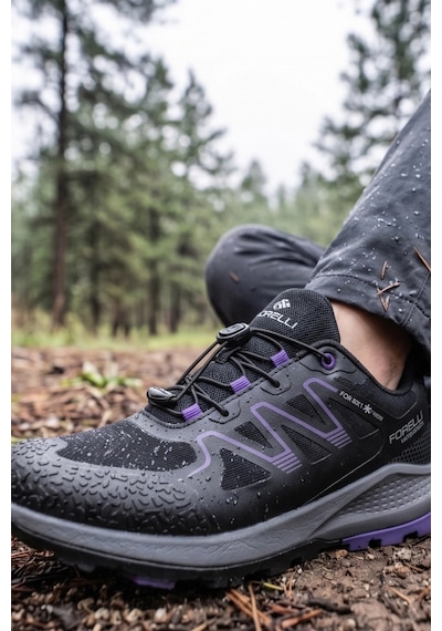In Step Pro-track Waterproff Siyah-mor Kadın Outdoor Trekking Ayakkabısı Siyah Mor