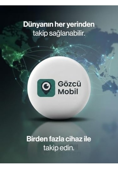 Ayrex Gözcü Mobil Ios Android Uyumlu Airtag 10/30 Ay Batarya Ömrü Anlık Geçmişe Dönük Konum Gps Araç Motor Ço