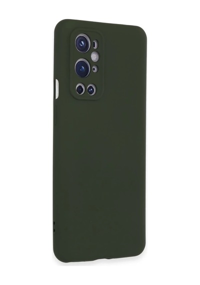 Northcity One Plus 9 Pro Kılıf Nano İçi Kadife Silikon - Koyu Yeşil