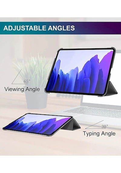 Samsung Galaxy Tab A8 10.5 Inç Sm-x200 Uyumlu Uyku Modlu Tablet Kılıfı Ekran Koruyucu Kalem Kılıf