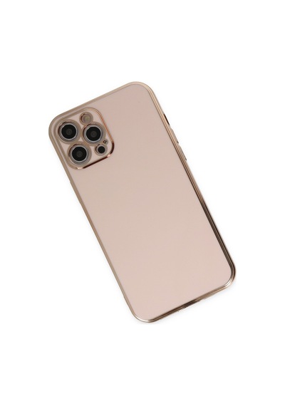 Apple iPhone  Uyumlu - 12 Pro Kılıf Volet Silikon - Pembe