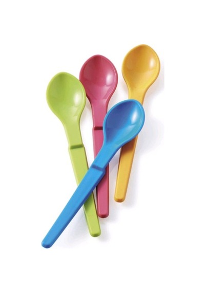 Tupperware Şeker Kaşıklar 4 Lü Çok Renkli