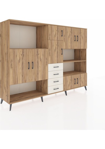Hyperion Dolap 9 Raflı 4 Çekmeceli 8 Kapaklı 220x44x163 Çam-çam/a Çam-çam/aytaşı Hyperion Dolap 9 Raflı 4 Çekmeceli 8 Kapaklı 220x44x163 Çam-çam/a Çam-çam/aytaşı
