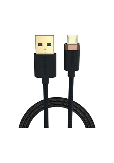 1m Usb-a To Micro Usb Örgülü Şarj Kablosu - Siyah Diğer