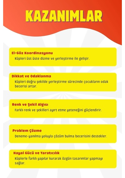 Laço Kids Eğitici Küpler Lc7994