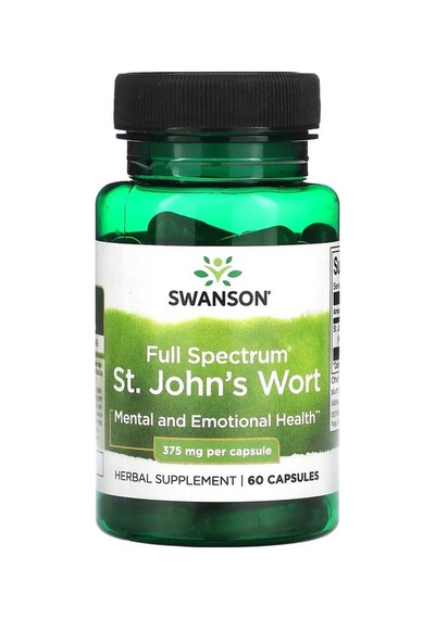 Full Spektrumlu St. John's Wort, 375 Mg, 60 Kapsül