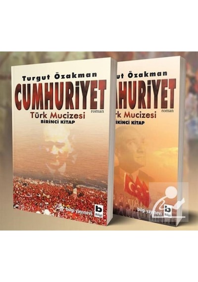 Turgut Özakman Cumhuriyet Seti - 2 Kitap Takım - Turgut Özakman - Bilgi Yayınevi