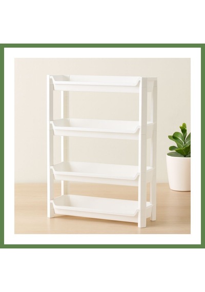 Bezos 4 Katlı Sepet Organizer Raf Düzenleyici 465x145x690 Mm Hb006 Çok Renkli