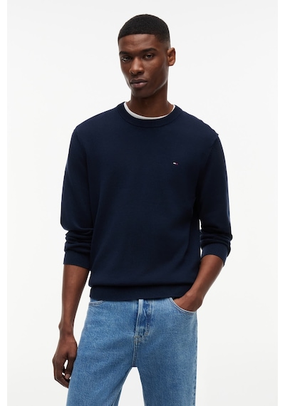 Tommy Hilfiger Tjm Slım Ess Lıght Sweater Ext Erkek Mavi Kazak - Dm0dm22853 Tommy Hilfiger Tjm Slım Ess Lıght Sweater Ext Erkek Mavi Kazak - Dm0dm22853