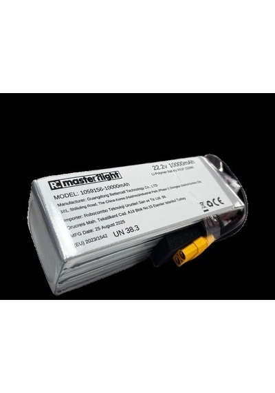 Masterflight 22,2v Li-po Pil 10000mah 80c 6s Lityum Polymer Batarya