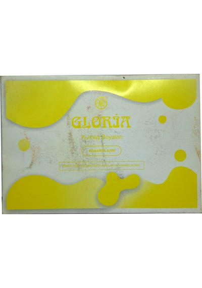 Gloria Kumaş Boyası Kanarya Sarı 10 Gr Paket