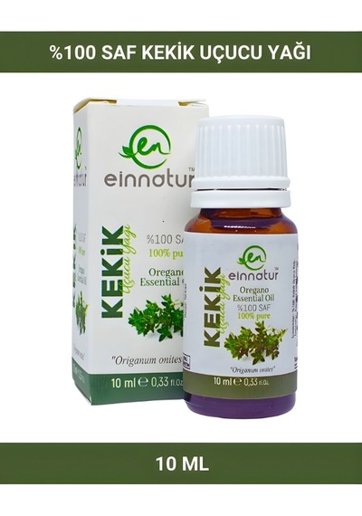 Einnatur Kekik Uçucu Yağı % 100 Saf Origanum Onites Essential Oil Karvakrol 10 ML