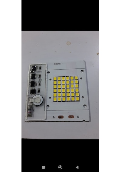1 Adet 220 Volt 50 Watt Prejektör Çip Beyaz Işık