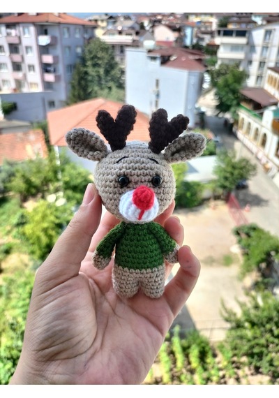Amigurumi Geyik Anahtarlık