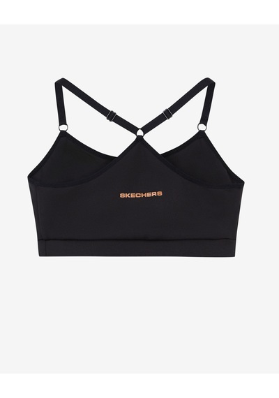 Skechers W Mid Support Essential Bra Kadın Siyah Sporcu Sütyeni S212271-001