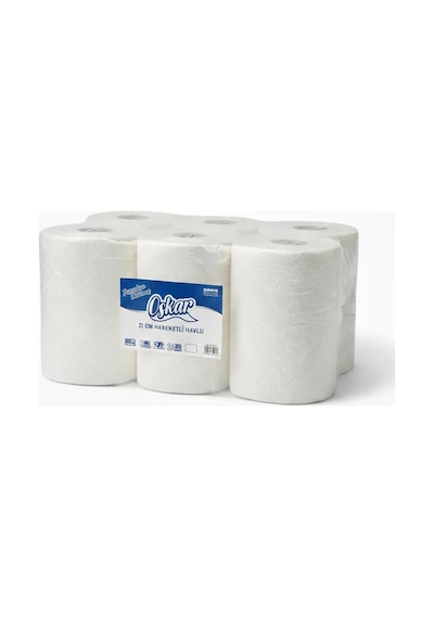 4 Kg 21cm Hareketli Havlu 6 Rulo